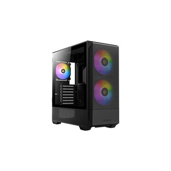 Antec NX416L. Formfaktor: Midi Tower, Typ: PC, Produktfarbe: Schwarz. Platzierung der Stromversorgung: Hinten, Unterstützte Stromversorgungs-Formfaktoren: ATX, ITX, MicroATX. Installierte Lüfter (Vorderseite): 2x 160 mm, Durchmesser unterstützte Vordersei