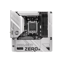 MSI B650M PROJECT ZERO - Motherboard - micro ATX - Socket AM5 - AMD B650 Chipsatz - USB 3.2 Gen 1, USB 3.2 Gen 2, USB-C 3.2 Gen2, USB-C 3.2 Gen 2x2 - 2.5 Gigabit LAN, Wi-Fi, Bluetooth - Onboard-Grafik (CPU erforderlich)