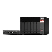 QNAP TS-673A - NAS server - 6 drive bays - SATA 6Gb/s