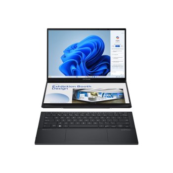 ASUS Zenbook Duo OLED UX8406MA-PZ058X - Mit abnehmbarer Tastatur - Intel Core Ultra 9 185H / 2.3 GHz - Evo - Win 11 Pro - Intel Arc Graphics - 32 GB RAM - 2 TB SSD NVMe - 35.6 cm (14")