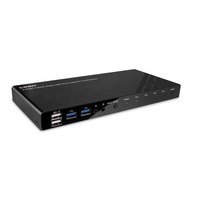 Lindy KVM Switch HDMI 4K60, USB 3.0 & Audio, 4 Port