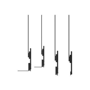 Neomounts Befestigungskit (Montageklammer) - für Video-Leiste - universal - Stahl - Schwarz - Bildschirmgröße: 109.2-279.4 cm (43"-110")