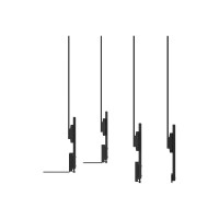 Neomounts Befestigungskit (Montageklammer) - für Video-Leiste - universal - Stahl - Schwarz - Bildschirmgröße: 109.2-279.4 cm (43"-110")