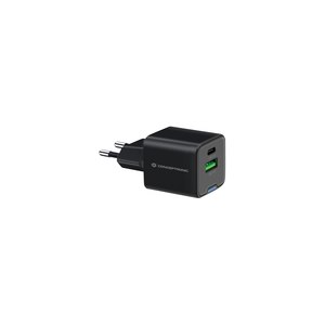 Conceptronic 2-port 20W charger 1xUSB-C 1xUSB-A Desk PD...