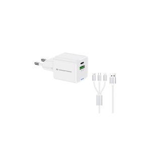 Conceptronic Caricabatterie 2 porte 33 W 1xUSB-C...