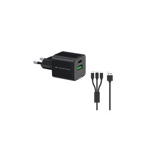 Conceptronic Ladegerät 2Port 33W 1xUSB-C...