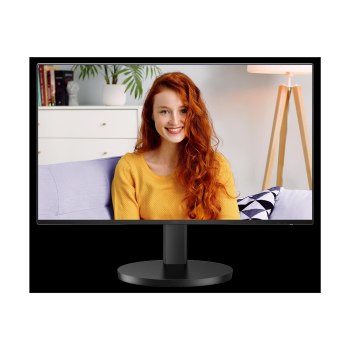 AOC Basic-line 24B3CF2 - LED-Monitor - 61 cm (24") (23.8" sichtbar) - 1920 x 1080 Full HD (1080p) @ 100 Hz - IPS - 250 cd/m² - 1300:1 - 1 ms - HDMI, USB-C - Lautsprecher - Schwarz