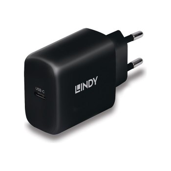 Lindy Netzteil - GaN - 65 Watt - 3 A - PD 3.0, PD/PPS (24 pin USB-C)