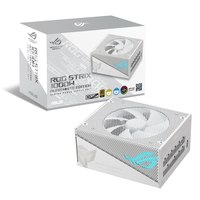 ASUS ROG Strix - White Edition - Netzteil (intern) - ATX12V 3.0/ EPS12V - 80 PLUS Gold - Wechselstrom 100-240 V - 1000 Watt - aktive PFC - weiß