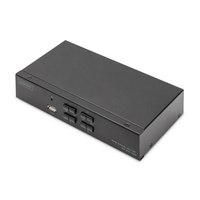 DIGITUS KVM Switch, 4x1  DP, DP Out,USB