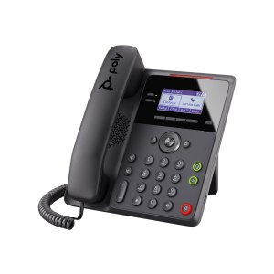 Poly Edge B20 - VoIP-Telefon mit Rufnummernanzeige/Anklopffunktion - fünfwegig Anruffunktion - SIP, SDP - 8 Leitungen - Schwarz