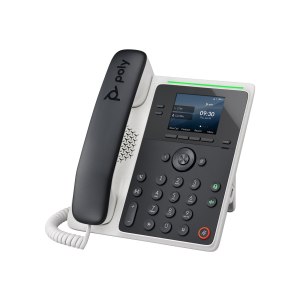 Poly Edge E100 - VoIP-Telefon mit Rufnummernanzeige/Anklopffunktion - dreiweg Anruffunktion - SIP, SDP