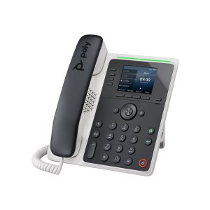 HP Poly Edge E220 - Telefono VoIP con visualizzazione del numero di telefono/funzione di avviso di chiamata