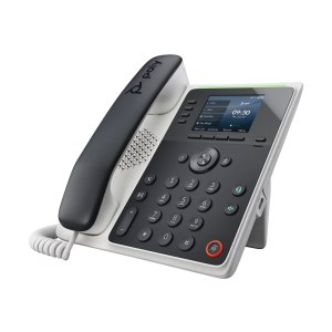 Poly Edge E220 - VoIP-Telefon mit Rufnummernanzeige/Anklopffunktion - dreiweg Anruffunktion - SIP, SDP - Mehrfachleitungsbetrieb - 16 Zeilen