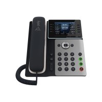 Poly Edge E300 - VoIP-Telefon mit Rufnummernanzeige/Anklopffunktion - dreiweg Anruffunktion - SIP, SDP