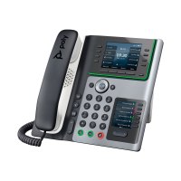 Poly Edge E400 - VoIP-Telefon mit Rufnummernanzeige/Anklopffunktion - dreiweg Anruffunktion - SIP, SDP - Schwarz