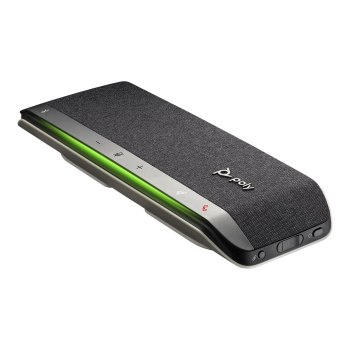 Poly Sync 40+ - Smarte Freisprecheinrichtung - Bluetooth - kabellos, kabelgebunden - USB-C, USB-A - Schwarz, Silber - Zoom Certified