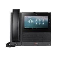 Poly CCX 700 OpenSIP - VoIP-Telefon - mit Digitalkamera mit Rufnummernanzeige/Anklopffunktion - SIP, RTCP, RTP - 24 Leitungen - Schwarz