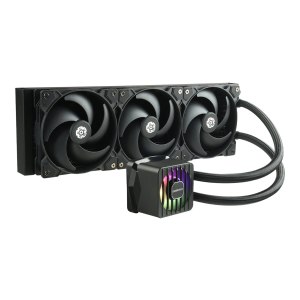 Enermax LIQMAXFLO SR ELC-LMF360-SF - processor liquid cooling system - ARGB - cooler size: 360 mm - (for: LGA115x Socket, LGA1200, LGA1366, LGA1700, LGA2011, LGA2011-3 (Square ILM)