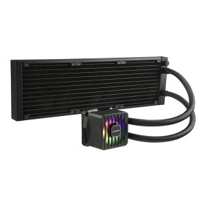 Enermax LIQMAXFLO SR ELC-LMF360-SF - processor liquid cooling system - ARGB - cooler size: 360 mm - (for: LGA115x Socket, LGA1200, LGA1366, LGA1700, LGA2011, LGA2011-3 (Square ILM)