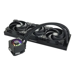 Enermax LIQMAXFLO SR ELC-LMF360-SF - processor liquid cooling system - ARGB - cooler size: 360 mm - (for: LGA115x Socket, LGA1200, LGA1366, LGA1700, LGA2011, LGA2011-3 (Square ILM)