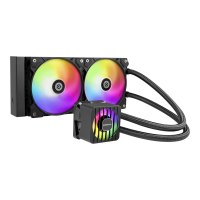 Enermax LIQMAXFLO ELC-LMF240T-ARGB - Prozessor-Flüssigkeitskühlsystem - 38 mm dicker Kühler - Kühlergröße: 240 mm - (für: LGA1366, LGA2011, LGA2011-3 (Square ILM)