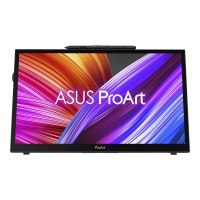 ASUS ProArt PA169CDV - LED-Monitor - 39.6 cm (15.6") - tragbar - Touchscreen - 3840 x 2160 4K UHD (2160p) @ 60 Hz - IPS - 500 cd/m² - 1200:1 - DisplayHDR 400 - 10 ms - HDMI, USB-C - Lautsprecher