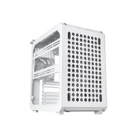 Cooler Master Qube 500 FLATPACK - Black & White Edition - mid tower - E-ATX - Seitenteil mit Fenster (gehärtetes Glas) - keine Spannungsversorgung (ATX / SFX / SFX-L) - Schwarz und Weiß - USB/Audio