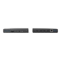 ALOGIC DV4 - Dockingstation - für Laptop - USB-C / USB-A - 3 x HDMI, DP - 1GbE