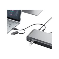 ALOGIC DX2 - Dockingstation - USB-C - 2 x DP - GigE - 100 Watt