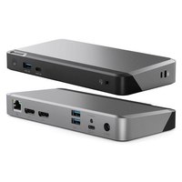 ALOGIC DUPRMX2-100. Übertragungstechnik: Kabelgebunden, Hostschnittstelle: USB 3.2 Gen 1 (3.1 Gen 1) Type-C, USB-Stromversorgung bis zu: 135 W. Ethernet LAN Datentransferraten: 1000 Mbit/s. Produktfarbe: Grau, Schwarz, HD-Typ: 4K Ultra HD, Auflösung (maxi