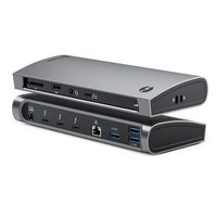 ALOGIC TB4D3TB. Übertragungstechnik: Kabelgebunden, Hostschnittstelle: Thunderbolt 4, Kopfhörer-Anschluss: 3,5 mm. Ethernet LAN Datentransferraten: 1000 Mbit/s. Produktfarbe: Schwarz, Kompatible Speicherkarten: SD, HD-Typ: 4K Ultra HD. Stromversorgung: 13