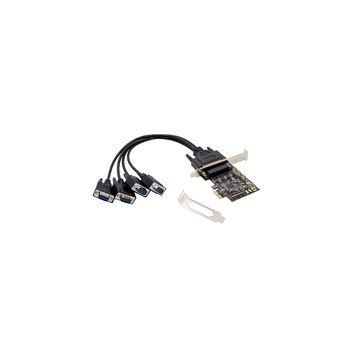 Conceptronic PCI Express Card 4-Port RS232 DB9 Adapter