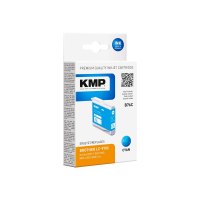 KMP B76C - 5.5 ml - Cyan - kompatibel - wiederaufbereitet - Tintenpatrone (Alternative zu: Brother LC970C)