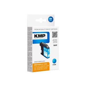 KMP B60C - 6.6 ml - cyan - compatible - ink cartridge...