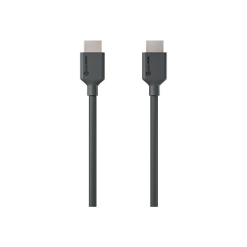 Alogic Elements Series - Premium Highspeed - HDMI-Kabel mit Ethernet - HDMI männlich zu HDMI männlich - 50 cm - Schwarz - unterstützt 4K 60 Hz (4096 x 2160)