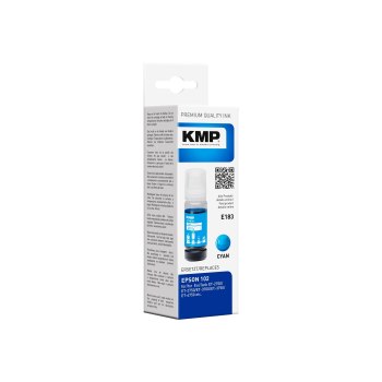 KMP E183 - 70 ml - Cyan - kompatibel - Nachfülltinte (Alternative zu: Epson 102)