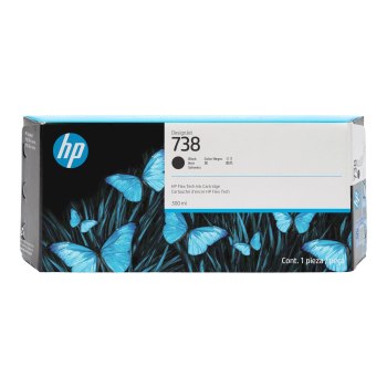 HP 738 - 300 ml - Schwarz - original - DesignJet