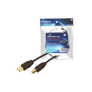 MEDIARANGE Printer Cable - USB-Kabel - USB (M)