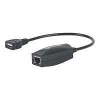 Manhattan USB-A Line Extender, for use with RJ45 network cable (not included)