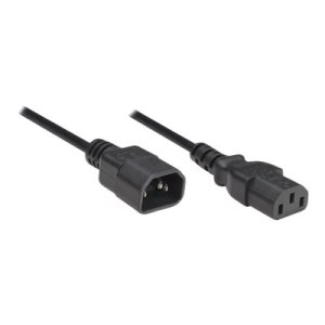 Manhattan Power Cord/Cable, C14 Male to C13 Female (kettle lead)