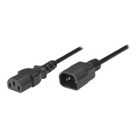 Manhattan Power Cord/Cable, C14 Male to C13 Female (kettle lead)