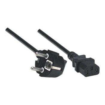 Manhattan Power Cord/Cable, Euro 2-pin plug (CEE 7/4)