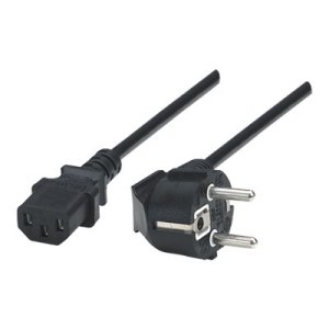 Manhattan Power Cord/Cable, Euro 2-pin plug (CEE 7/4)