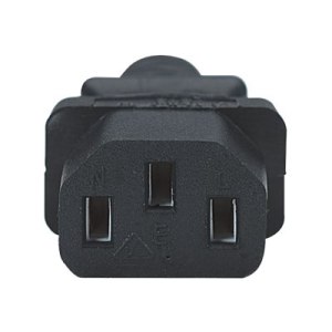 Manhattan Power Cord/Cable, Euro 2-pin plug (CEE 7/4)