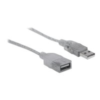 Manhattan USB-A to USB-A Extension Cable, 1.8m, Male to Female, 480 Mbps (USB 2.0)