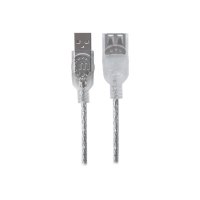 Manhattan USB-A to USB-A Extension Cable, 1.8m, Male to Female, 480 Mbps (USB 2.0)