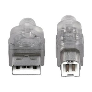 Manhattan USB-A to USB-B Cable, 3m, Male to Male,...