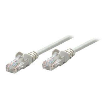 Intellinet Network Patch Cable, Cat5e, 20m, Grey, CCA, U/UTP, PVC, RJ45, Gold Plated Contacts, Snagless, Booted, Lifetime Warranty, Polybag - Patch-Kabel - RJ-45 (M)