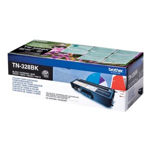 Brother TN328BK - black - original - toner cartridge